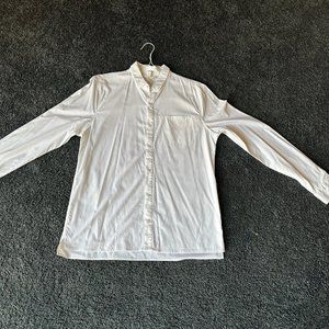 Lululemon Men's White Collar Shirts Size Large